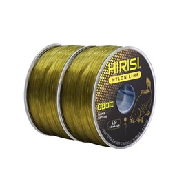 Pack of 2 700 m Fishing Line Nylon Line Japan Fluorocarbon Strong Monofilament Fishing Wire (FBA-YX101-GREEN-18LB)