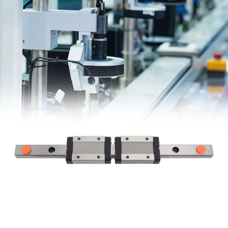 200mm Linear Guide Rail with 2 Sliding Blocks MGN12H Bearing