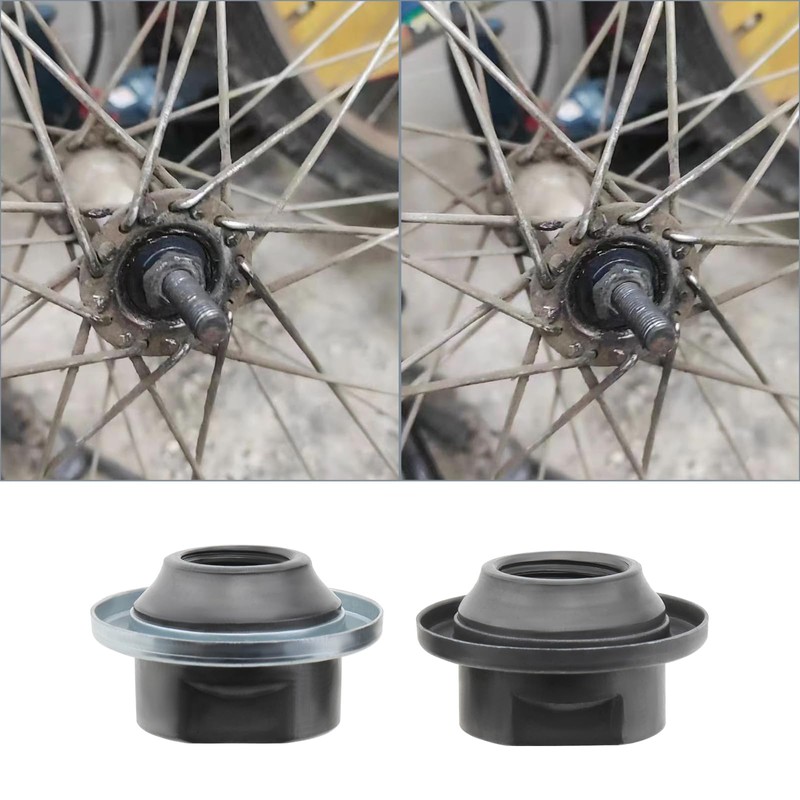 LT Easiyl Pack of 4 Bicycle Axle Nuts for Front/Rear
