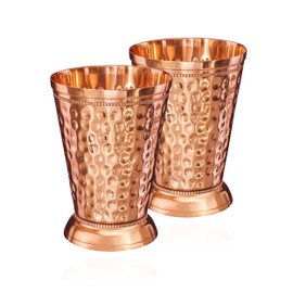NKlaus 2 x 155 g copper cups pure copper (100%) drinking cup Moscow Mule 320 ml 11263