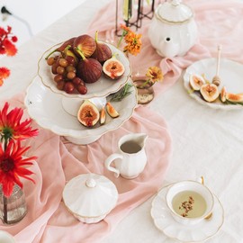 Costanova Oliva ceramic bowl white/aqua 42 types, white white_sugar bowl 12cmsugar bowl 12cm / 코스타노바 올리바 도자기그릇 화이트/아쿠아 42종, 화이트화이트_슈가볼 12cm슈가볼 12cm