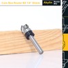 Core Box Template Router Bit 1/4" Shank, Carbide Head Round