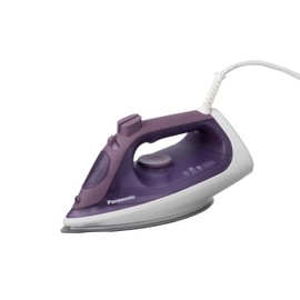 Panasonic NI-S630 Steam/Dry Iron, Ergonomic 1500W with Ceramic Soleplate and U-Shaped Groove, Auto Shut Off and Anti-Calc