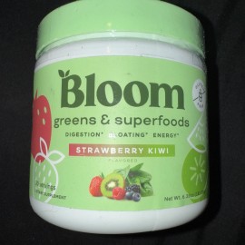 Kiwi Bloom Nutrition Greens and Superfoods Strawberry Kiwi 30 Servings Exp 6/26