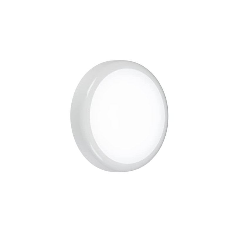 Knightsbridge IP65 9W CCT Adjustable Bathroom LED Bulkhead, White