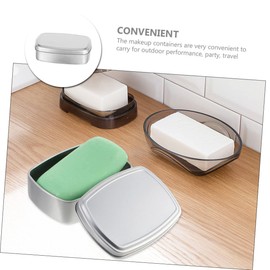 FELTECHELECTR Multi-Purpose Soap Storage Box Sturdy Case for Travel Leakproof Soap Travel Container Compact Bar Case for Easy Organization and Drying