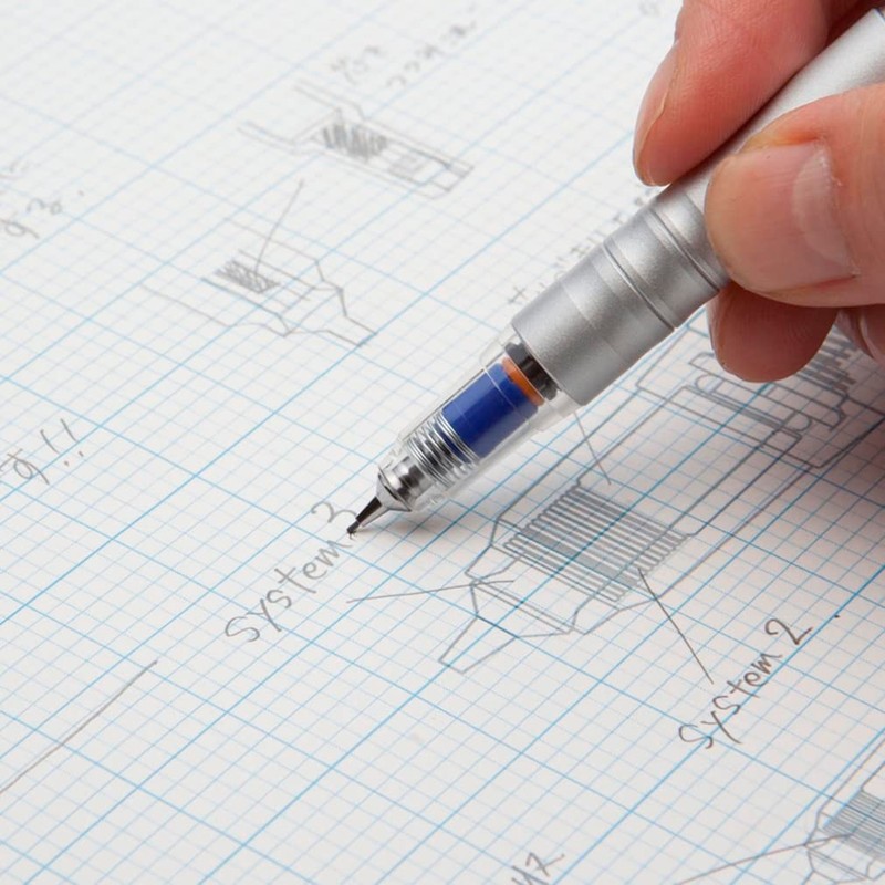 Zebra Mechanical Pencil Delguard Type Lx 0.5mm, Black Body (P-MA86-BK)