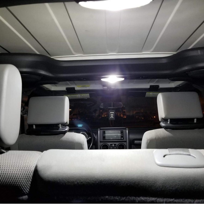 NAKOBO 10 PCS T10 LED White Vehicle Inspection Compatible 4014