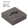 Graphite Crucible Rhombus Shape Metal Refining Scrap Melting Ingot 50