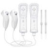 (White *2) Remote Controller with Motion Plus for Wii/WII U,