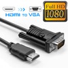 HDMI to VGA Cable Converter Adapter Male to Male 15