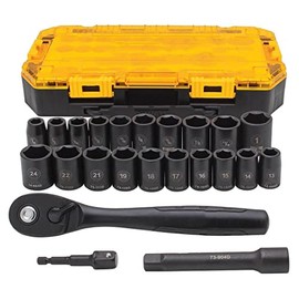 DWMT74739 For DeWALT 1/2-Inch Drive Combination Impact Socket Set - 23pc
