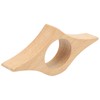 Marcapáginas para lectura, sujetalibros de madera con diseño ergonómico, portátil