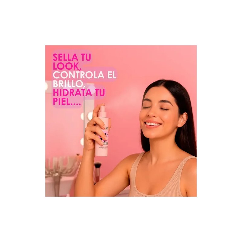 Fijador De Maquillaje Pink Up Fx Larga Duración