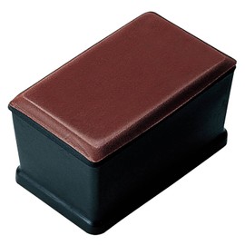 Nichiasu 9086-STP-2545 Kagusuberu Long Cap 1.0 x 1.8 inches (25 x 45 mm), 4 Pieces, Black