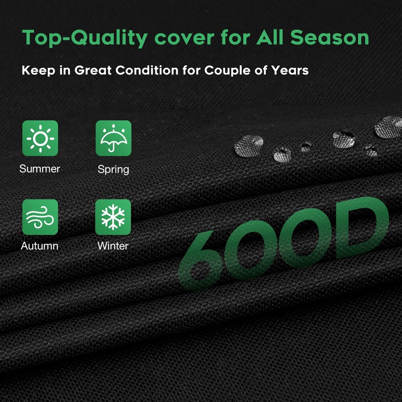 EZ-DONGTENG 30-inch Waterproof Smoker Cover fits for Masterbuilt/East Oak and