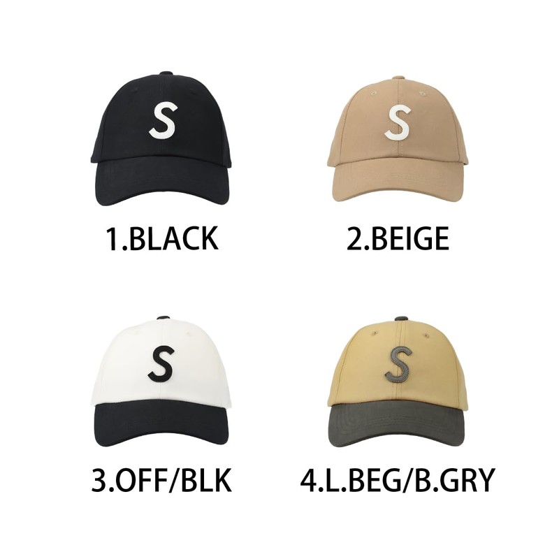 Basic Ench Logo Low Cap, Antibacterial, Deodorizing, Hand Washable, Hat,