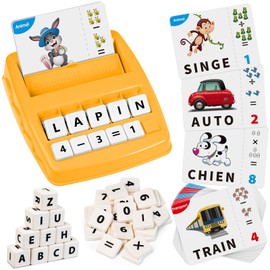 Joozmui Jeu Éducatif 2 en 1 sur Chiffres et Lettres Pour Enfants