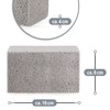 com-four® 4 x Grill Cleaning Stone - Pumice Stone for