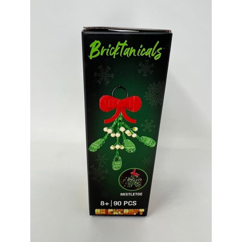 Brickcraft Botanicals "Mistletoe" Brick Building Set Holiday Flowers 90 PCS