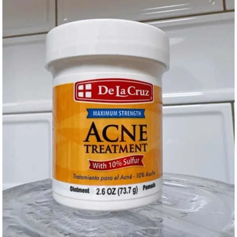 Pomada De La Cruz Sulfur Azufre Acne 73.7gr