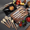 RAXCO Cooking Utensils Set,12-Piece Kitchen Utensils and Accessories,6-Piece Knife set,utensilios