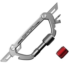 GPCA Carabiner PRO X Key – Multi-Tool Organizer, EDC Carabiner with Key Holder, Bottle Opener, Box Opener, Pry Tool, Screwdrivers, Durable Clip for Camping, Hiking, Everyday Carry, Adventure Gear