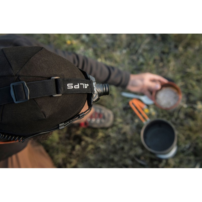 ALPS Mountaineering Linterna frontal 250, color negro