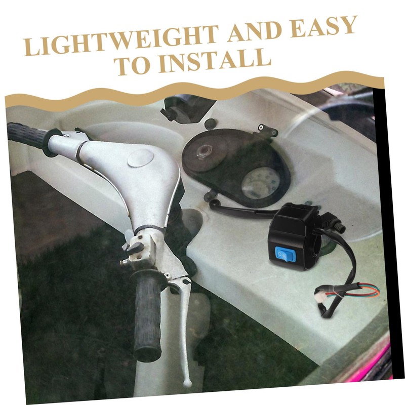 CHILDWEET Motorcycle Handlebar Control Switch Electric Bike Headlight Horn and