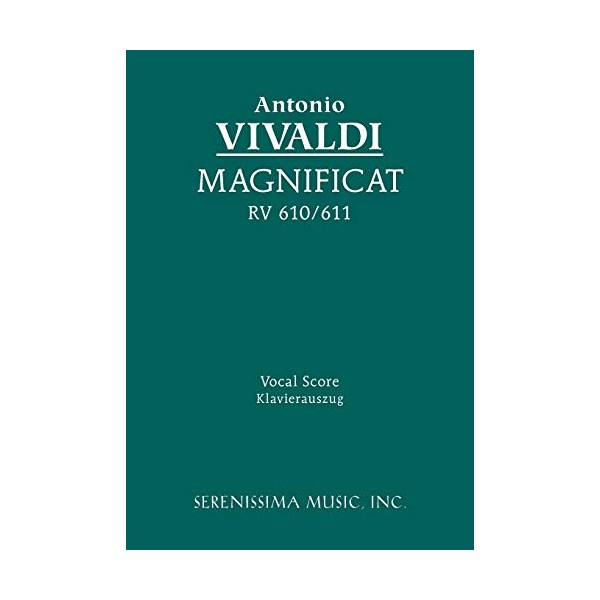 Magnificat, RV 610/611: Vocal score (Latin Edition)