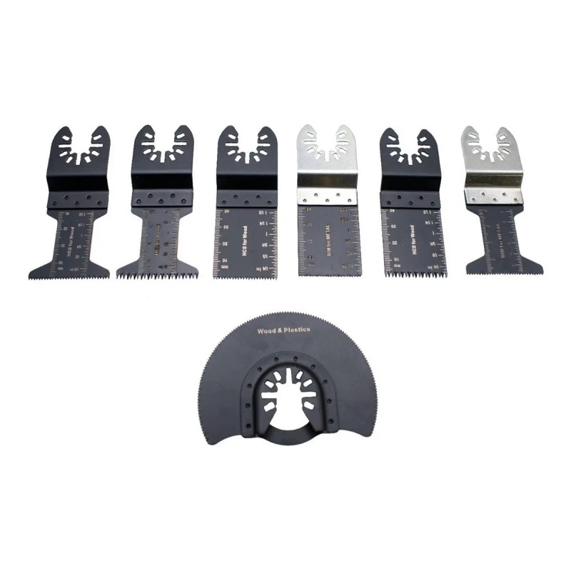 Juego Hoja Sierra Oscilante Metal 20pza Madera Segueta Multiherramienta 7