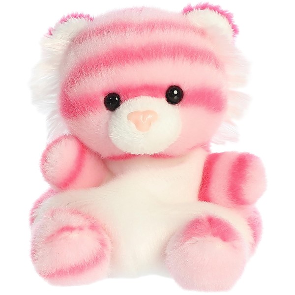 Aurora® Adorable Palm Pals™ Rosé Pink Tiger™ Stuffed Animal - Pocket-Sized Play - Collectable Fun - Pink 5 Inches