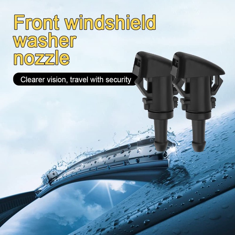 Windshield Washer Nozzles Kit, Washer Jet and 2 Meter Fluid