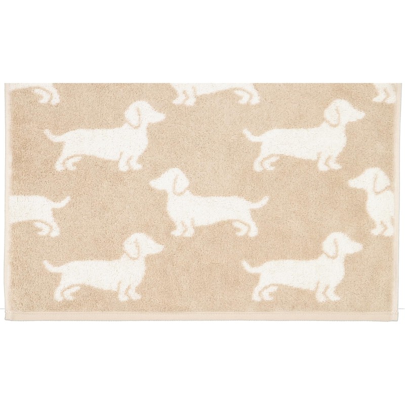 Cawö We Love Dogs 6246 Hand Towels Natural Beige -
