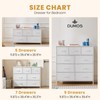 DUMOS Dresser for Bedroom with 5 Drawers, Storage Organizer Units