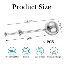 2Pcs Good Grips Baker’s Dusting Wand Flour and Spices for Sugar, Powdered Sugar Shaker Duster Flour Dispenser Shaker,Stainless Steel Powdered Sugar Shaker Duster Flour Duster Spices