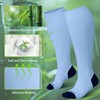 Sockswift Bamboo Viscose Plus Size Compression Socks Wide Calf 15-20mmHg
