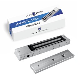 Ares Vision Mag Lock 280KG 600LBS of Holding Force Electromagnetic Commercial Lock 12V, LED Indicator When Closed NO/NC Options,for Out Swinging Single Door