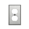 Leviton 1-Gang Duplex Device Receptacle Wallplate, Standard Size, Device Mount,