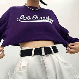 Alphyly Neries Canvas Belt, Cloth Belt Double D-ring Belt, Canvas Web Belt for Men/Women Casual Belt, Black+Khaki, 43''long, for waist size 31-34''