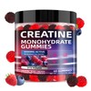 WEVYHFS SPORTS Creatine Monohydrate Gummies 5000mg – Sugar-Free Vegan Creatine