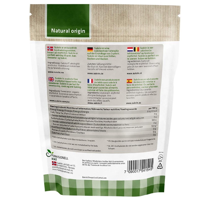 Sukrin Organic Bio Natural Sweetener 400g