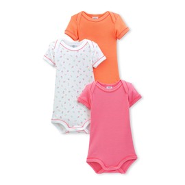Petit Bateau Baby Girls 17528 Short Sleeve Bodysuit, Multicoloured - Mehrfarbig (Special Lot 00 00), FR: 1 Months (Manufacturer Size: 1 Months)