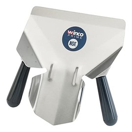 Winco FFBN-2, Prime Dual Handles French Fryer Bagger, Commercial 18/8 Stainless Steel Potato Fries Bagger and Scooper, NSF Listed
