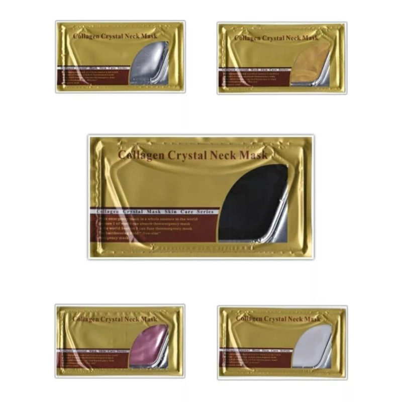 Máscarilla Crystal Mask Colágeno Para Cuello 12 Pza