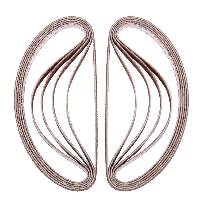 100 Pcs/Set Abrasive Sanding Belts Finger Sander Belt Power Finger