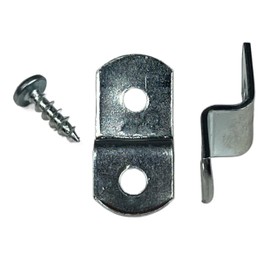 Canvas Clips for Picture Framing screws included 15 per pack ( Choose your offset size ) by E.H.C. (1/4" offset)