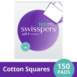 Swisspers Cotton Squares 150 Pack