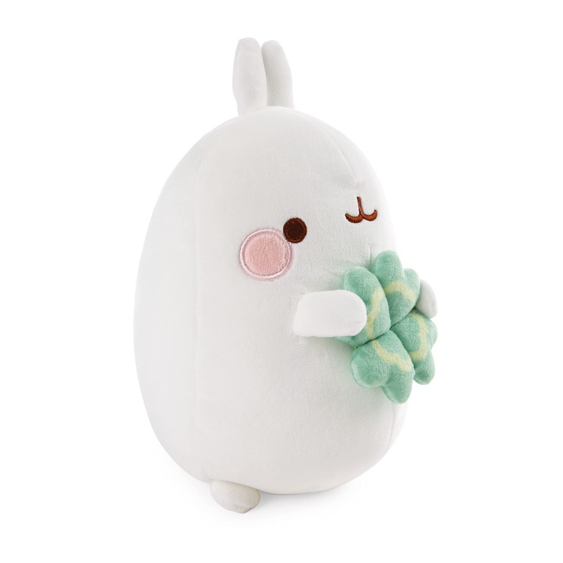NICI Molang 48874 Cuddly Toy with Clover Leaf 16 cm