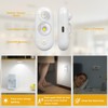 GLARESBOT LED Motion Sensor Puck Lights, Small Rechargeable Under Cabinet